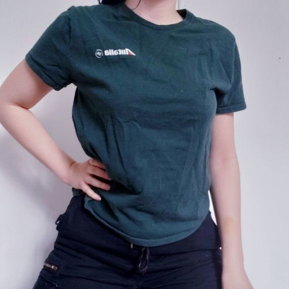 ✨2FOR15$✨Port And Company Alitalia Sky Team Green T-Shirt - Picture 10 of 13